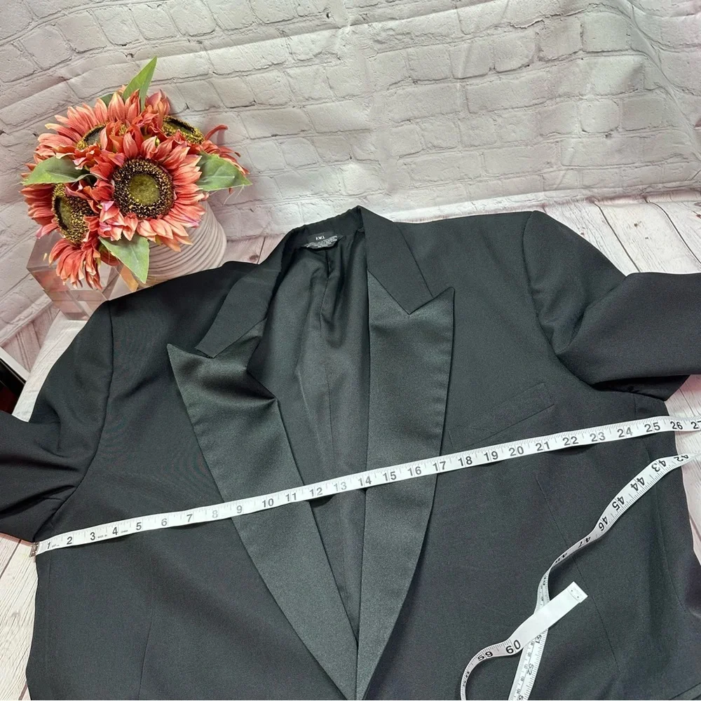F.W.I. formal wear international Black Tuxedo cosplay costume formal wedding